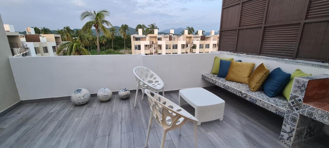 Penthouse Con Roof Garden, Experiencia Sin Igual. Apartment Manzanillo Ngoại thất bức ảnh